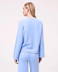 Ann Taylor Weekend Contrast Stitch Sweater Women's
