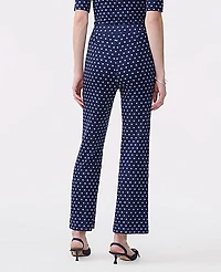 Ann Taylor The Dotted Knit Ankle Pant Night Sky Women's