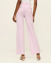 Ann Taylor The Jayne Crop Trouser Gingham Lilac/White Women's