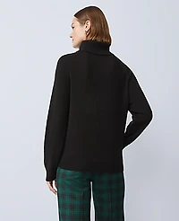 Ann Taylor Petite Crossover Turtleneck Sweater Women's
