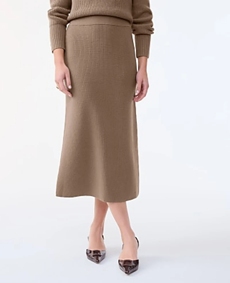 Ann Taylor Petite Ribbed Sweater Skirt Women's