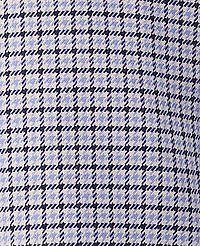 Ann Taylor The Jayne Trouser in Houndstooth — Curvy Fit Size 0 Blue/Tan Houndstooth Multi Women's