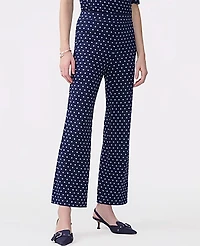 Ann Taylor The Tall Dotted Knit Ankle Pant Night Sky Women's