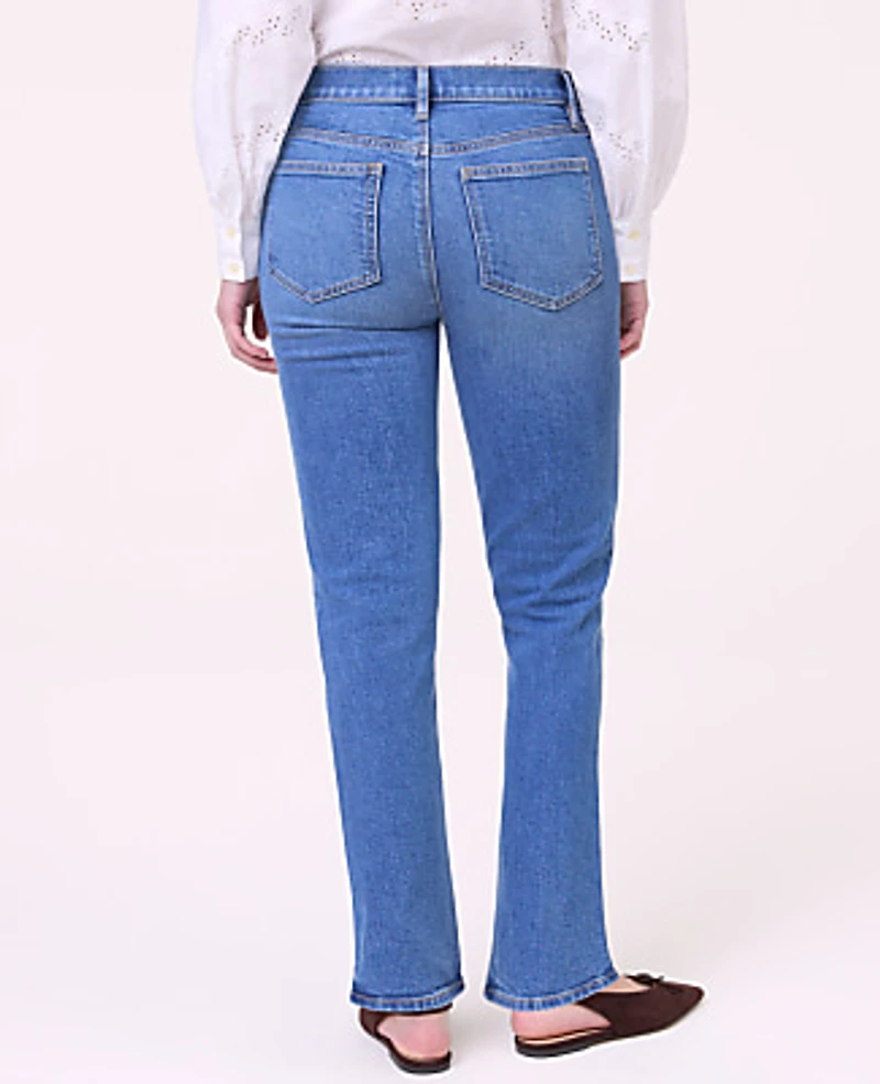 Ann Taylor The Petite Slim Jean — Curvy Fit Luxe Medium Wash Women's