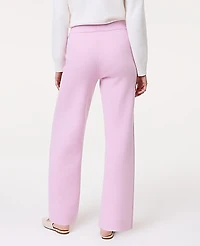 Ann Taylor Petite Weekend Easy Fit Wide-Leg Sweater Pant Women's