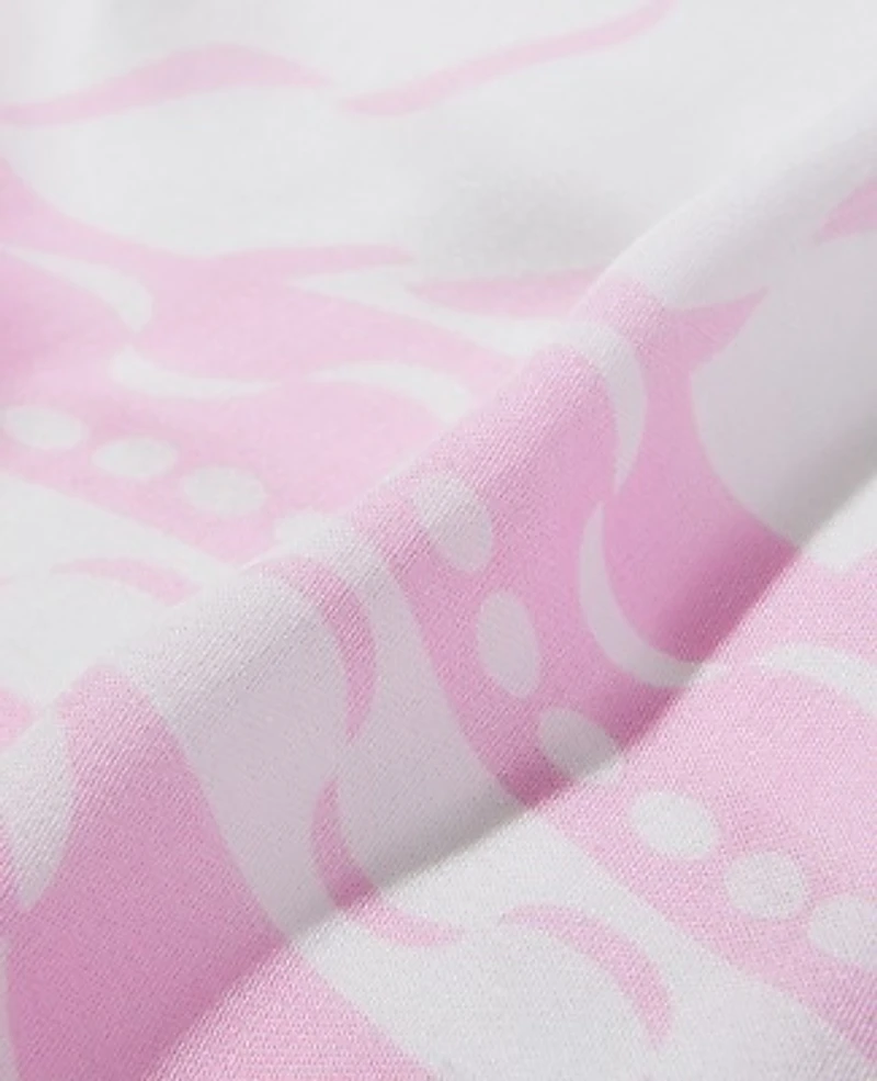 Ann Taylor Weekend Collection Geo Scarf Corsage Pink Women's