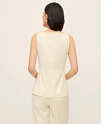 Ann Taylor Petite Boatneck Vest Women's