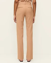 Ann Taylor The Straight Pant Plaid — Curvy Fit Weathered Oak Women's