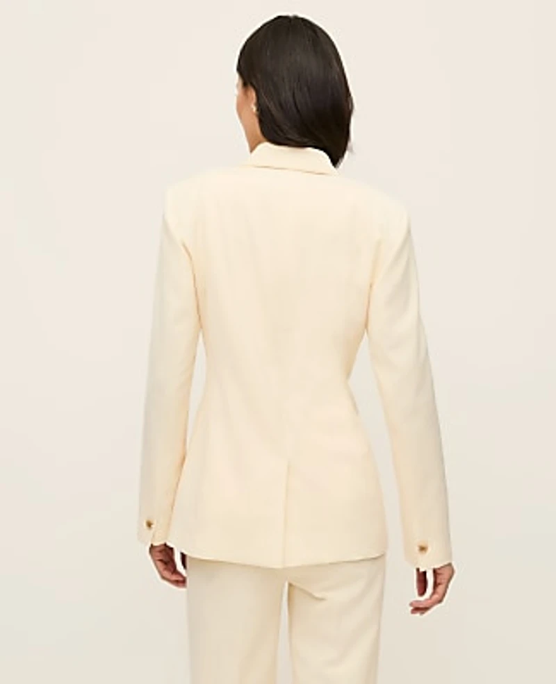 Ann Taylor The Petite Fitted Long Blazer Women's