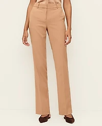 Ann Taylor The Petite Straight Pant Weathered Oak Women's