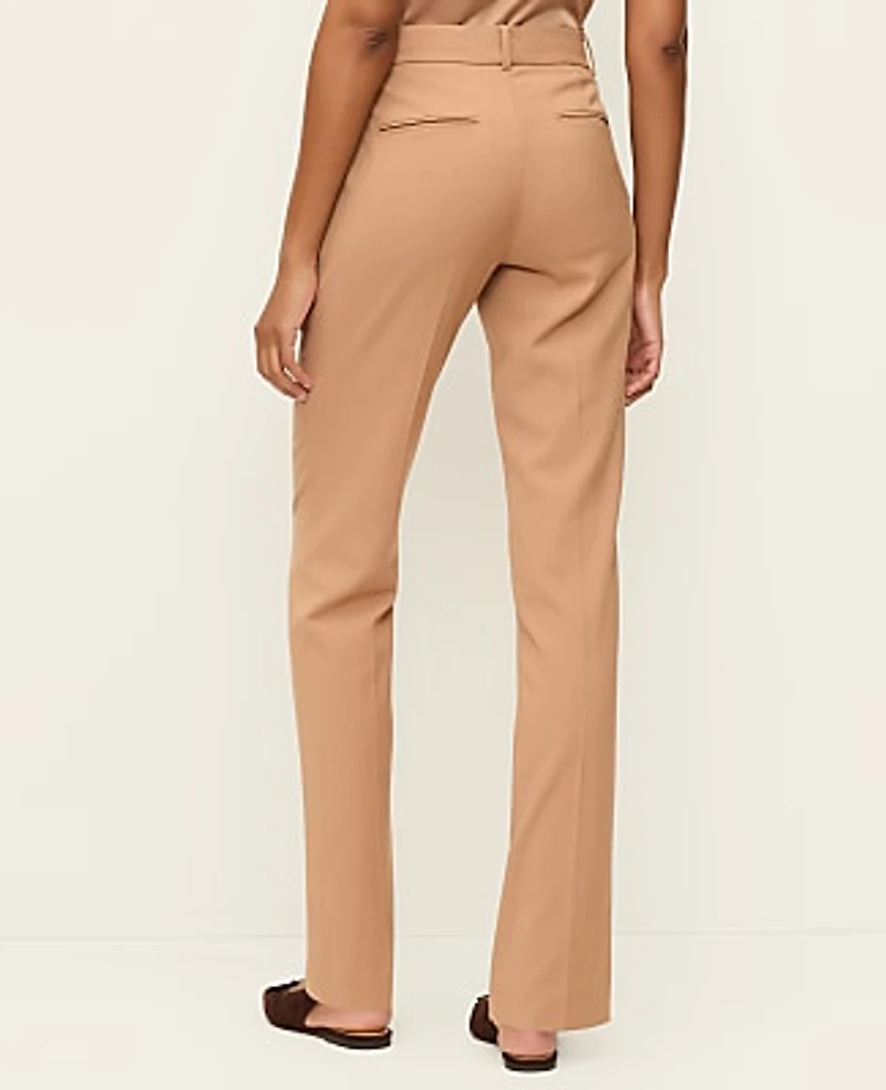Ann Taylor The Petite Straight Pant Weathered Oak Women's