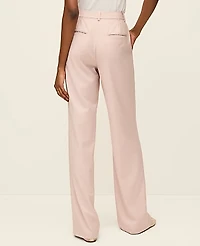 Ann Taylor The Wide-Leg Pant Brushed Sand Women's