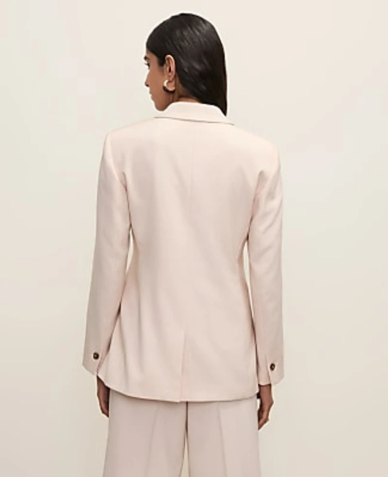 Ann Taylor The Petite Crosby Blazer Almond Slice Women's