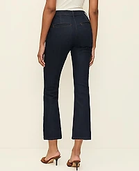 Ann Taylor The Cropped Boot Jean — Curvy Fit Size 0 Classic Rinse Wash Women's