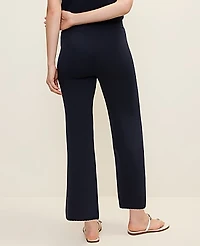 Ann Taylor Petite Embroidered Sweater Pant Night Sky Women's