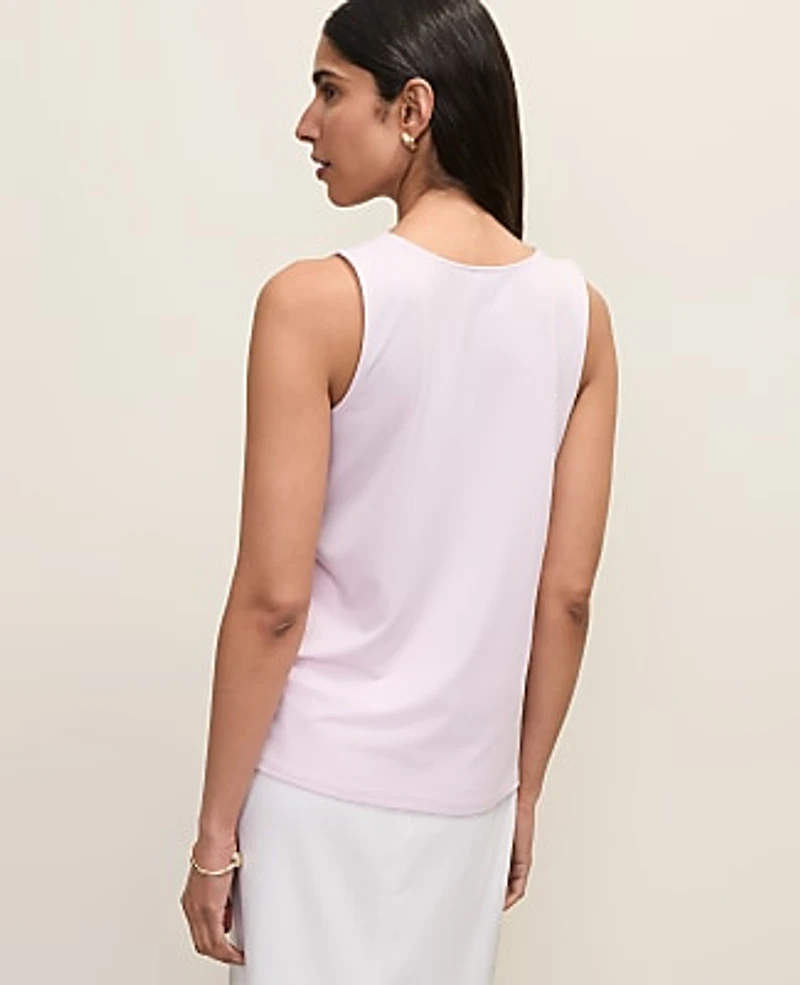 Ann Taylor Mixed Media Tank Top Women's