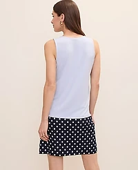 Ann Taylor Mixed Media Tank Top Women's