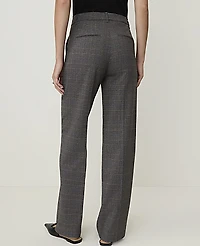 Ann Taylor The Plaid Caroline Pant Dark Women's