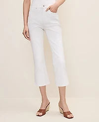 Ann Taylor The Petite Capri Jean White Women's