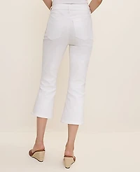 Ann Taylor The Petite Capri Jean White Women's