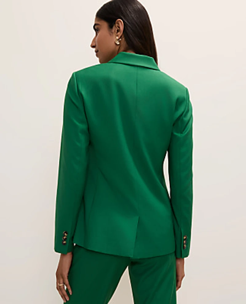 Ann Taylor The Petite Hutton Blazer Fresh Cut Green Women's