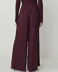 Ann Taylor The Paisley Statement Palazzo Pant Purest Plum Women's