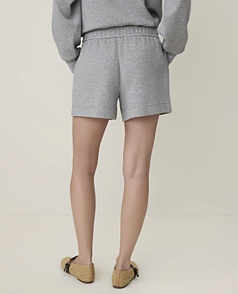 Ann Taylor Petite Weekend Easy Fit Short CloudPlush Heather Women's