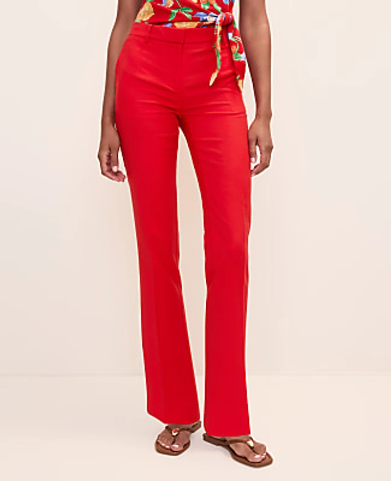Ann Taylor The Petite Sophia Pant Bright Cherry Women's
