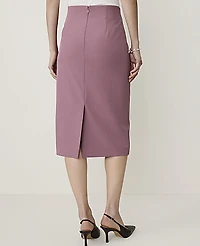 Ann Taylor The Petite Pencil Skirt Bi-Stretch Stormy Mauve Women's