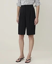 Ann Taylor The Petite Pleated Bermuda Short Women's