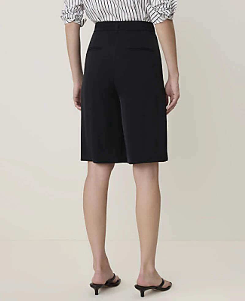 Ann Taylor The Petite Pleated Bermuda Short Women's