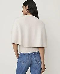 Ann Taylor Short Sleeve Capelet Cardigan Women's
