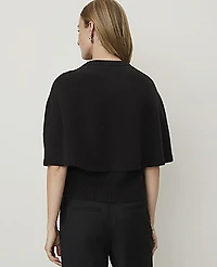 Ann Taylor Short Sleeve Capelet Cardigan Women's