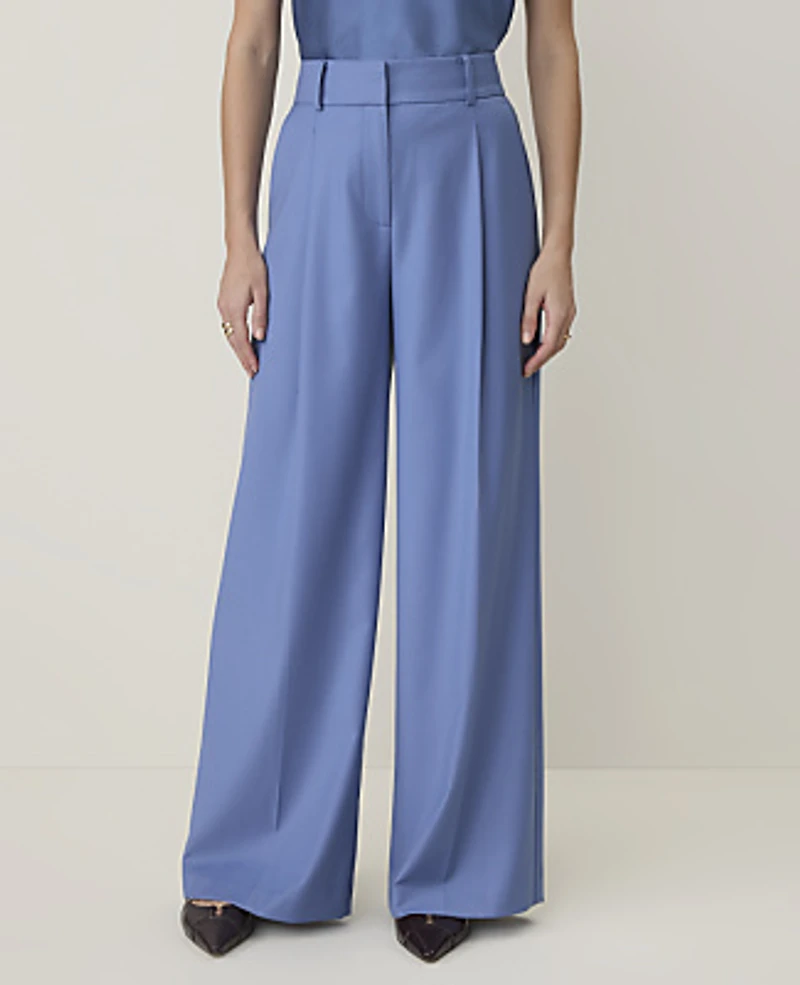 Ann Taylor The Tall Pleated Wide-Leg Pant Women's