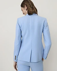 Ann Taylor The Petite Hutton Blazer Cheerful Blue Women's