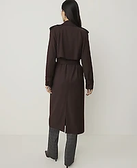 Ann Taylor Modern Trench Coat French Mocha Women's