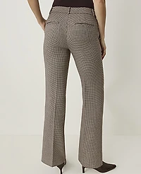 Ann Taylor The Petite Jayne Trouser Pant Houndstooth Pure Chocolate Women's