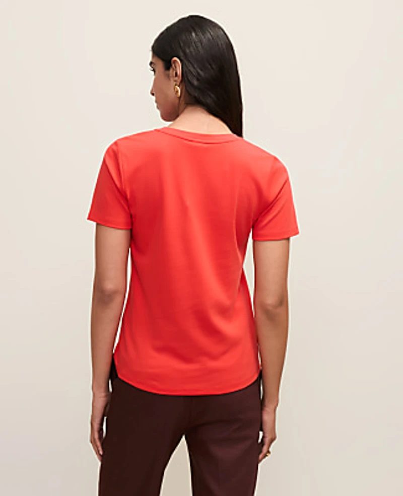 Ann Taylor Weekend Crew Neck T-Shirt Women's