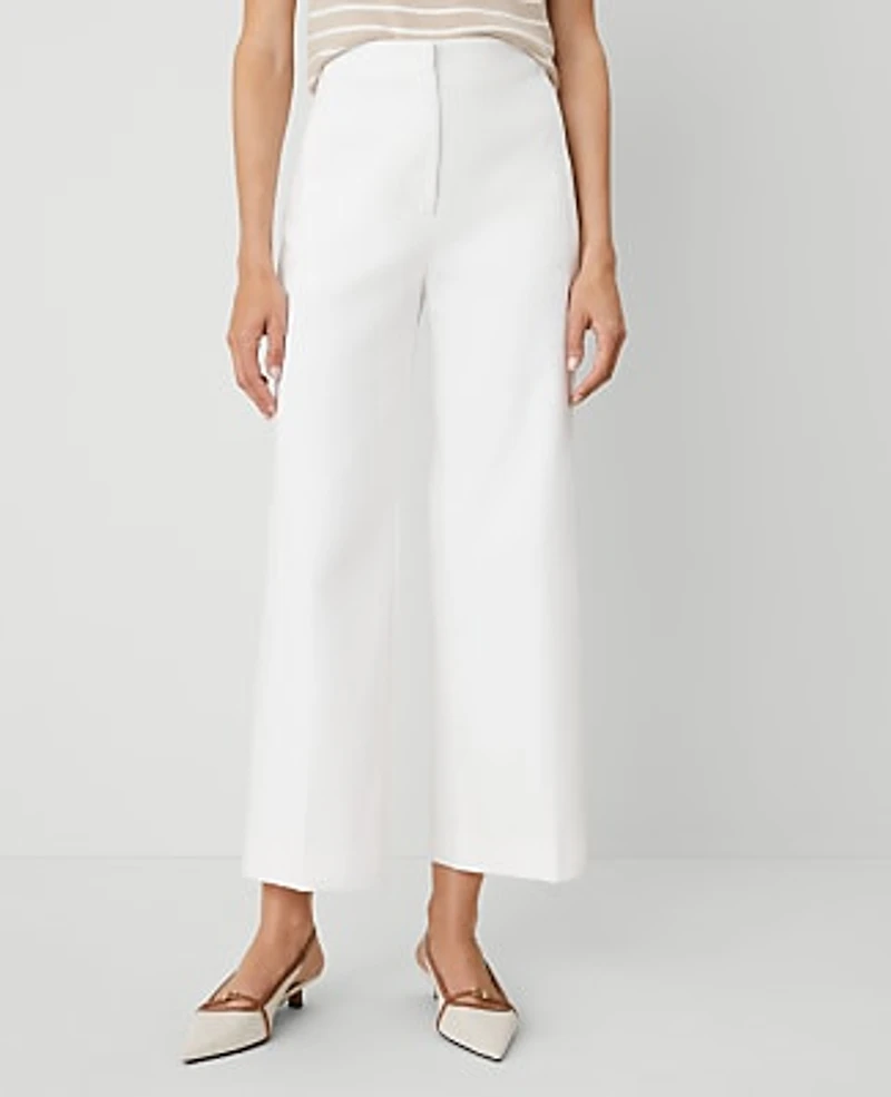 Ann Taylor The Petite Grace Straight Pant Size White Women's