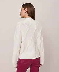 Ann Taylor Weekend Collection Cable Sweater Women's