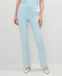 Ann Taylor The Sophia Pant in Textured Drape Size 6 Gulf Stream Blue Women's
