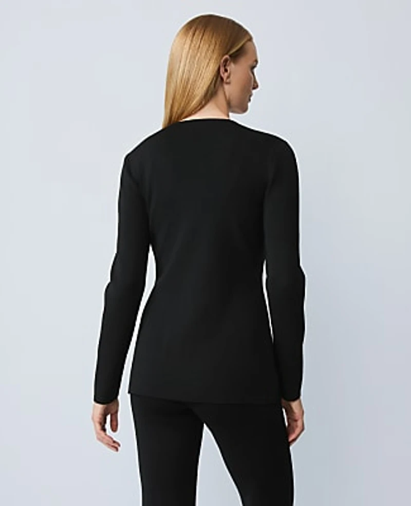 Ann Taylor Crew Neck Cardigan XS Women's