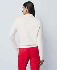 Ann Taylor Embellished Collared Cardigan Women's