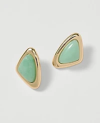 Ann Taylor Triangle Stone Stud Earrings Glass Slipper Women's