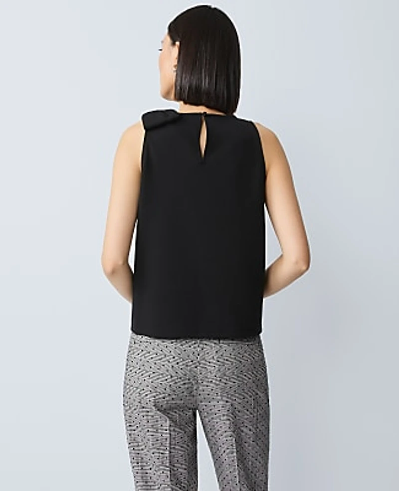 Ann Taylor Side Bow Shell Top Women's