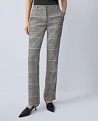 Ann Taylor The Sophia Pant Plaid Black Women's