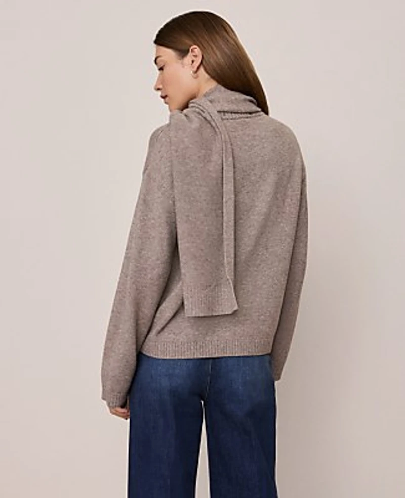 Ann Taylor Weekend Scarf Sweater Women's