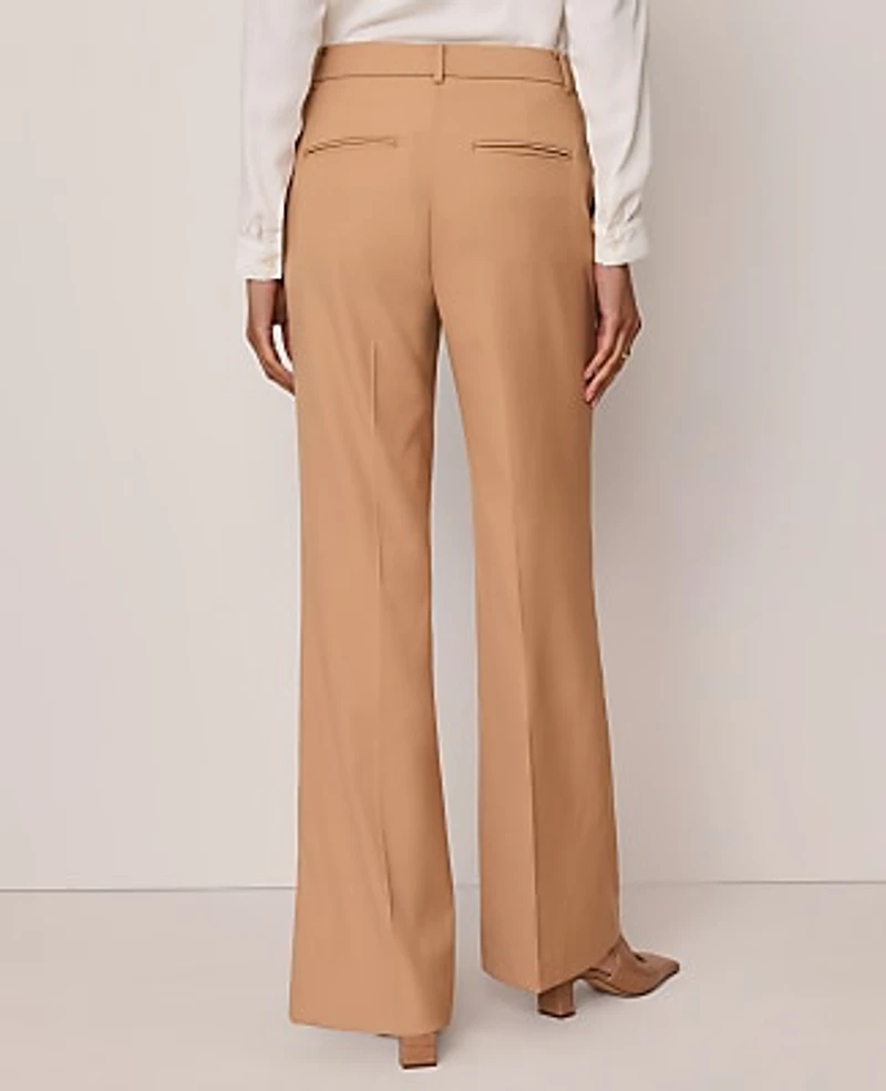 Ann Taylor The Petite Flare Trouser — Curvy Fit Sesame Women's