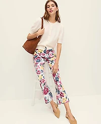 Ann Taylor Weekend Pointelle Crew Neck Cardigan Women's