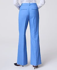 Ann Taylor The Flare Trouser Luxe Twill Bluebird Melange Women's